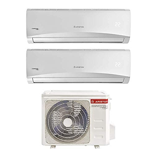 Climatiseur 9000 + 12000 Btu Dual Split Inverter avec pompe à chaleur Classe A+/A++ Prios R32 Dual