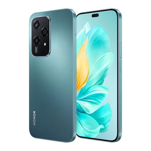 HONOR 200 Lite Smartphone 5G 8Go+256Go, AMOLED 6,7", Triple Caméra 108MP, MediaTek Dimensity 6080(6nm), 4500mAh, Double SIM, NFC, Android 14,Cyan