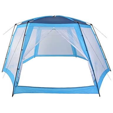 vidaXL Tente de Piscine Abri de Soleil Tente de Plage Abri de Protection UV Auvent Jardin Terrasse Cour Extérieur Tissu 660x580x250 cm