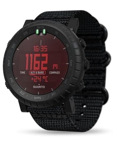 Suunto Core Alpha Stealth Montre Outdoor avec altimètre, baromètre et GPS