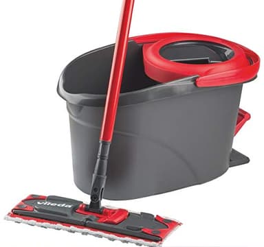 Vileda Easy Wring & Clean Ultra Mat - balai à plat + seau à pédale - set complet - ref 140827 Ancienne version
