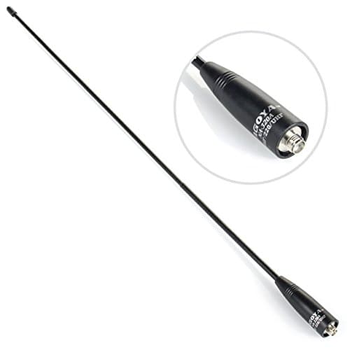 Authentique antenne Nagoya NA-771R Rétractable/Télescopique VHF/UHF (144/430 MHz) SMA-Femelle pour AnyTone, BaoFeng, et Yaesu