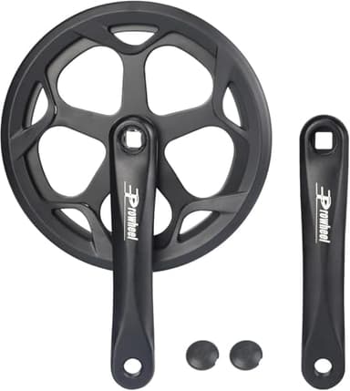 ZUKKA Prowheel Pédalier de vélo 48T en alliage d'aluminium de 170 mm pour vélo à une vitesse et 6/7/8 vitesses de ville, Fat Bike, vélo électrique, vélo pliant