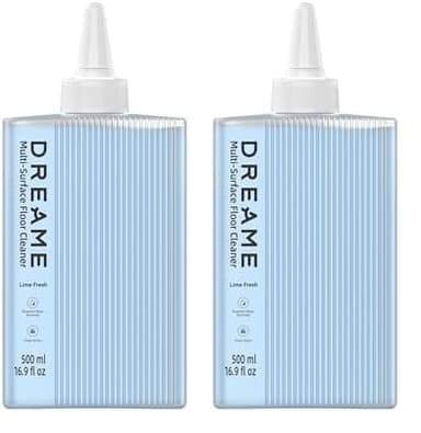 Dreame Solution de nettoyage pour les aspirateurs H14/H14Pro/H14Dual, nettoie tous les types de sols durs tels que le bois, le marbre, le carrelage, bouteille de 500ml (Lot de 2)