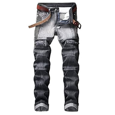 2023 Homme Jeans Pantalon Homme Jean Déchiré Stretch Slim Fit Vintage Imprimé Punk Ripped Skinny Slim Dechiré Jean Fashion Pantalons Casual Mode Crayon Plus Taille Denim Jean