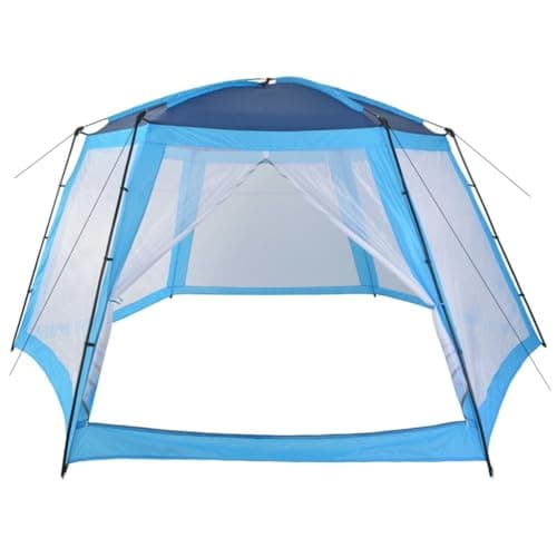 vidaXL Tente de Piscine Abri de Soleil Tente de Plage Abri de Protection UV Auvent Jardin Terrasse Cour Extérieur Tissu 590x520x250 cm