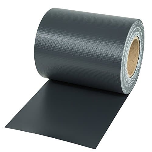 TecTake® Brise Vue Jardin en PVC pour Grillage et Cloture, Brise Vue Paravent Exterieur Pare Soleil Protection UV Occultant Grillage Rigide Pare Vent Jardin - Rouleau 35 m x 19 cm - Gris Anthracite
