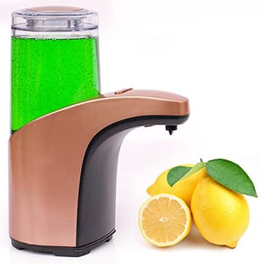Bauqoo Distributeur de savon automatique, dernier génération, diffuseur de savon, capteur à infrarouge, distributeur automatique de savon et de désinfectant, idée cadeau 300 ml