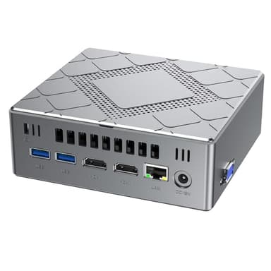 NiPoGi CK10 Mini PC Ιntel Core i5-12450H(8C/12T,Max 4,4GHz) Dual Slots 32Go DDR4 1TB M.2 NVMe SSD Ordinateur de Bureau 4K Triple Display 2 HDMI+VGA/WiFi6/BT5.2/RJ45/Type C pour Maison