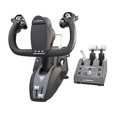Thrustmaster TCA Pack Manette - Contrôleur de vol haute précision et manette des gaz avec licence officielle Boeing pour PC et Xbox Series X|S
