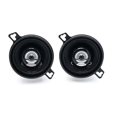 Hertz DCX 87.3 – Paire de coaxiaux 87 mm avec Tweeter intégré et cône en polypropylène, Design Ultra-Compact pour Tableau de Bord ou portière, 60W Max