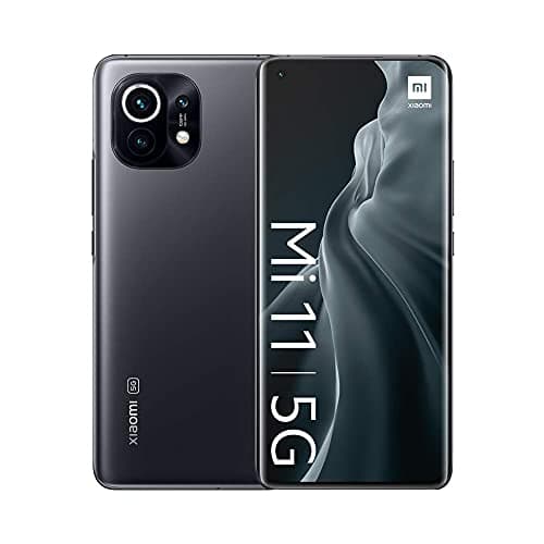 Xiaomi Mi 11 5G - Smartphone 8GB+128GB, Écran 6,81” WQHD+ AMOLED DotDisplay, Snapdragon 888, Triple Camera 108MP+13MP+5MP, 46000mAh, NFC, Gris de Minuit ,(Reconditionné)