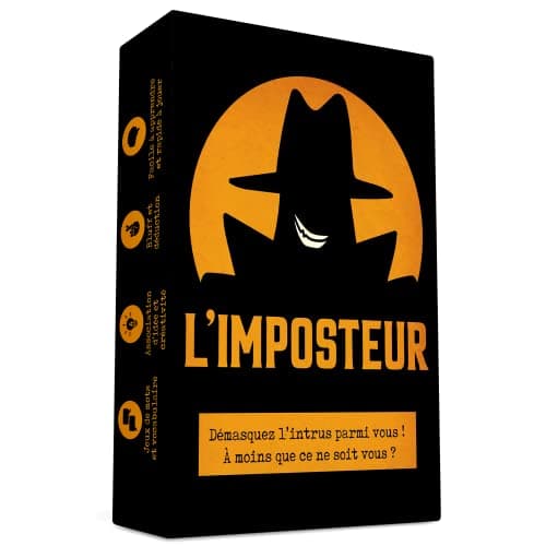 Oh Happy Games - L'Imposteur - Saurez-Vous Le démasquer ? Bluff, Créativité, Jeux de Mots et Suspicions ! Jeu d'ambiance - Jeu de Cartes - Jeu de Société Adulte