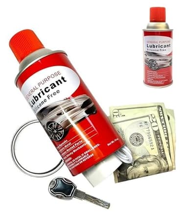 Cachette Secrète Ingénieuse : En forme de Spray Lubrifiant de diversion ! Dissimulez vos objets de valeur avec notre astucieuse boite cachette secrète