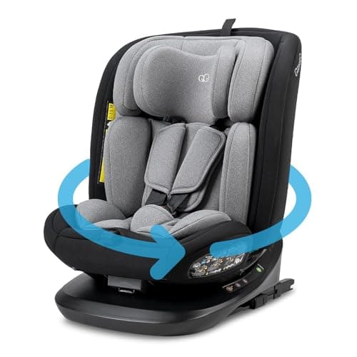 Siège auto évolutif Lissabon Isofix R129 pivotant à 360° (40-150 cm)- Siège auto enfant de 0 à 36 Kg-Fixations isofix - de la naissance à 12 ans - appui-tête réglable en hauteur (other1)