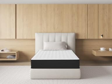 Sinlikon Matelas 80x200CM,Epaisseur 14CM,Basics Matelas 7 Zones en Mousse à mémoire de Forme Confort, Moelleux (80x200x14CM)