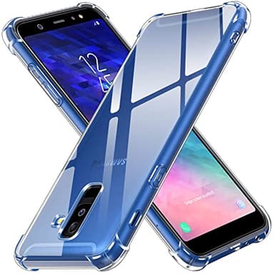 ivoler Coque pour Samsung Galaxy A6+ 2018 / Samsung Galaxy A6 Plus 2018, Ultra Transparent Étui de Protection en Silicone Antichoc avec Coins Renforcés, Clair Mince Souple TPU Bumper Housse