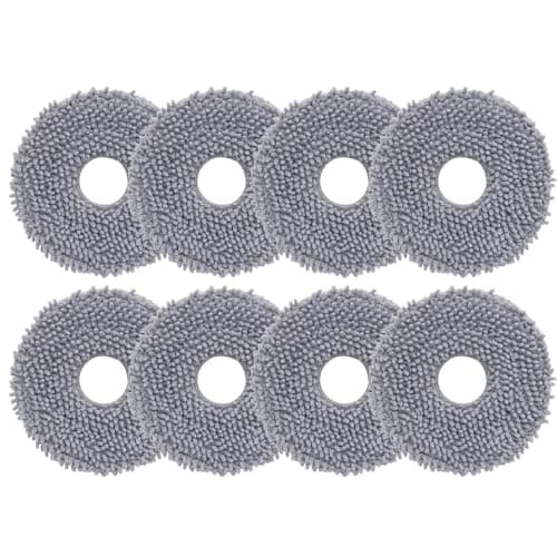 Geoviizon Lot de 8 serpillères de rechange pour robot Roborock Q Revo/Qrevo MaxV/Qrevo Master/Qrevo Slim/Qrevo Pro/Qrevo S/Qrevo Curv Robot