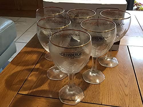 Grimbergen Lot DE 6 Verre A Biere 33cl Nouveau MODÈLE Neuf en Boite D Origine