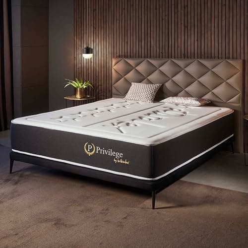 NATURALEX - Matelas Privilege 140x190 cm- 30 cm - Hybride - Ressorts Ensachés + Mousse mémoire de Forme - Soutien Ferme - Haute Densité - Réversible - 7 Zones - Soutien Optimal - Thermorégulateur