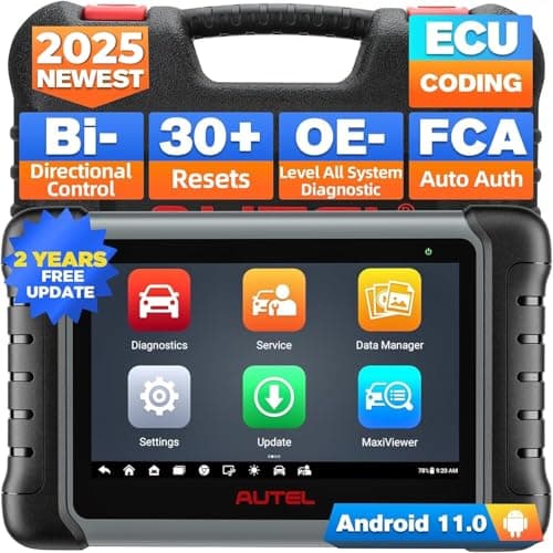 Autel MaxiPRO MP808S Scanner, 2024 Codage ECU Avancé, Contrôle Bidirectionnel, Mise à Niveau de DS808/DS808K/MP808BT, Identique à MP900/MK906Pro/MS906S, Diagnostic de Tous Les Systèmes, 30+ Service