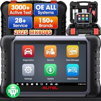 Autel MaxiCOM® MK808 OBD2 Appareil de diagnostic avec toutes les fonctions du système et de services y compris réinitialisation de l'huile, EPB, BMS, SAS, DPF, TPMS et Immo (MD802 + Maxicheck Pro)