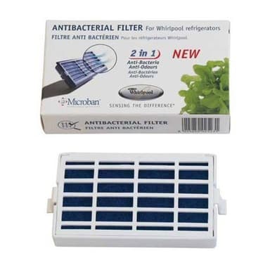 GDE - Filtre anti bactérien x2 pour Réfrigérateur Whirlpool