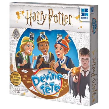 Megableu - Devine Tête - Version Harry Potter - Jeu de Société Délirant - Cartes à Deviner - A Jouer en Famille ou Entre Amis - De 2 à 6 Joueurs - A Partir de 7 Ans