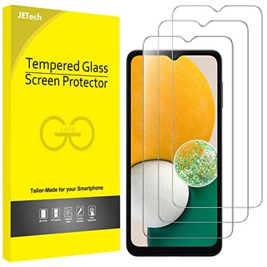 JETech Verre Trempé pour Samsung Galaxy A13 / A13 5G/ A12, 9H Film en Protection Écran, Résistant aux Rayures, HD Transparent, Lot de 3