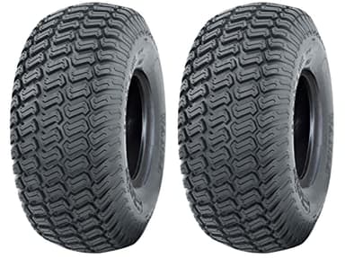 Parnells - 2 Jeux de Pneus Tubeless Grass, 16x6.50-8 - 4 Plis Wanda P332, E-Marked, 412 mm de Diamètre, 167 mm de Largeur, 280 Kg - pour Turf Ride On Lawnmower, Off-Road, Buggys and Carts