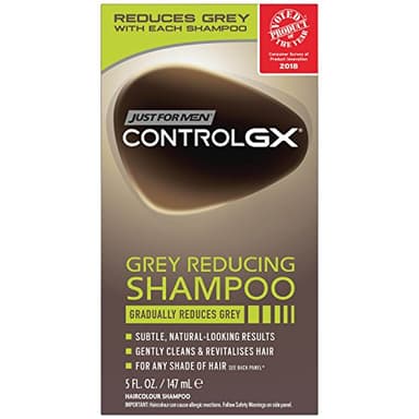 Juste pour homme contrôle GX Shampooing 141,7 gram Gris réduisant (147ml)