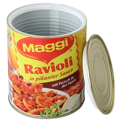 Plastik Fantastik Boîte Coffre-fort/cachette pour argent Motif Maggi Ravioli 12 x 10 cm