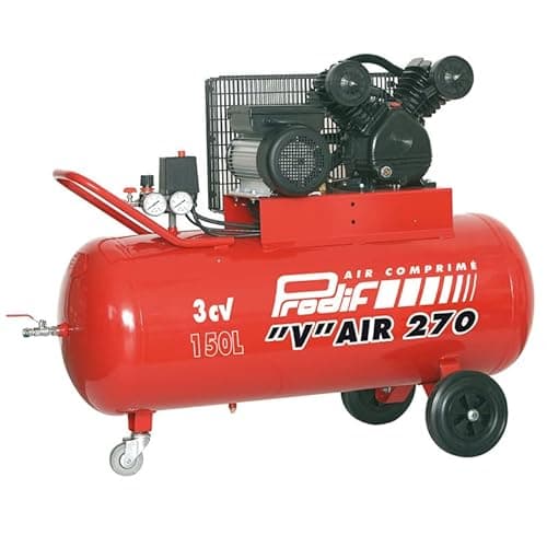 Compresseur courroie bi-cylindre v 150 l 3cv PRODIF - VC3051503M