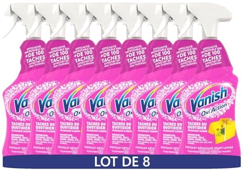 Vanish Pistolet Détachant textile avant lavage - lot de 8 x 750ml