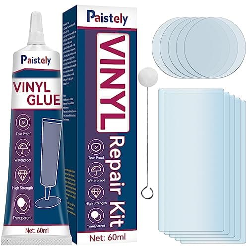 Kit Reparation Piscine, Rustine Spa Gonflable Résistante Au Sel, à l'eau Chaude, Rustine Piscine Répare Une Variété d'Objets Gonflables, y Les Piscines De Gonflables (PVCjs 002)
