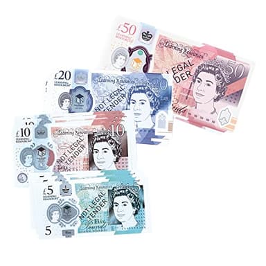 Learning Resources Kit de Billets Britanniques (50 Billets)