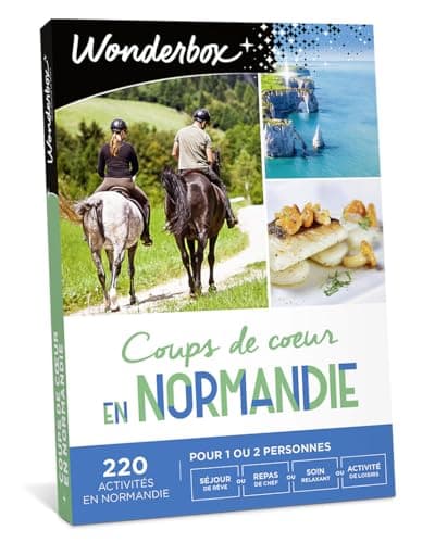 Wonderbox Coups De Cœur en Normandie - Coffret Cadeau Idée Cadeau Multi Activités