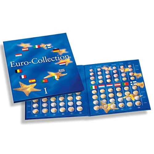 Leuchtturm 324353 Album numismatique Presso Euro-Collection Volume 1 : Album numismatique pour Les Jeux de pièces de Cours de 12 Euros