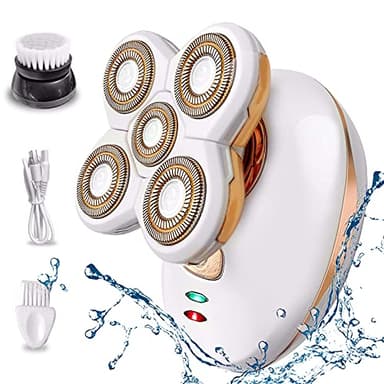 Rasoir Electrique Femme Sans Douleur Flawless, Intime Imperméable Épilateur Visage pour Aisselles, Jambe, Bras, Corps, Bikini Rechargeable USB