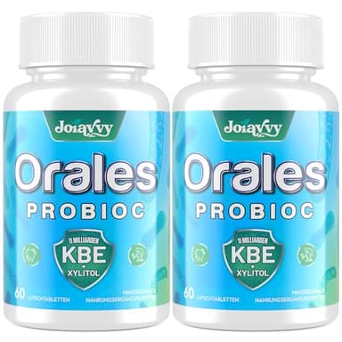 Pastilles Probiotiques Pour La Flore Buccale - 11 Milliards D'UFC, BLIS K12 Et M18, Saveur Menthe Naturelle, Sans Sucre - 7 En 1 (60 Unité (Lot de 2))