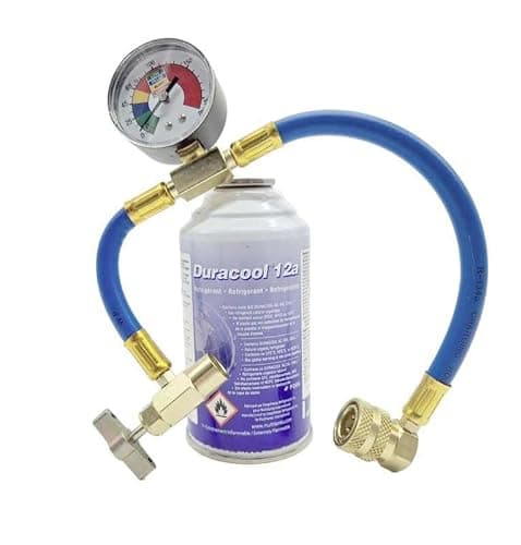 Pack 1 canette Duracool 12a et un flexible de recharge R134a basse pression