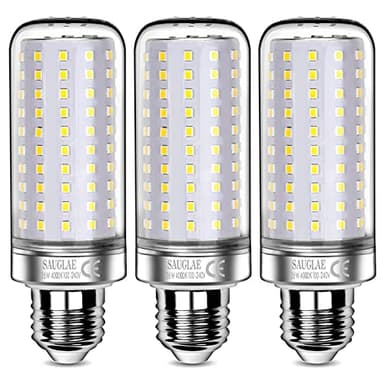 SAUGLAE Ampoules LED 26W, Équivalent 200W Ampoule Incandescente, 3000Lm, 4000K Blanc Neutre, Ampoules à E27 Vis Edison, 3 Pièces