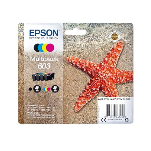 EPSON Serie Etoile de mer 603 Pack de 4 N J C M