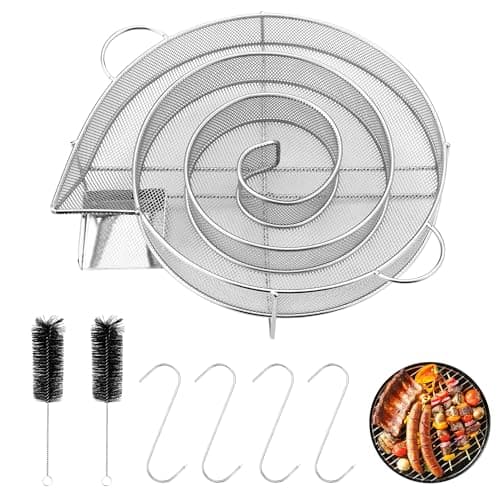 Générateur de fumée,acier inoxydable de haute qualité,Générateur de Fumee Froide Pour Fumoir avec brosse et crochet,fumoir à viande pour grills bouilloire,fumoirs et fours fumoirs (Small)