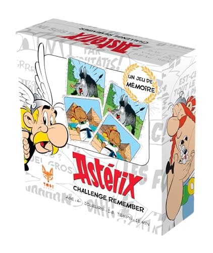 Topi Games | Astérix Challenge Remember | Јeυ Mémoire Astérix | Jеu de Cartes Enfant | Jeυ d’Observation Enfant | Јeu 4 Ans Éducatif | Јeυ de Société Famille | 100 Cartes | 2 à 8 Joueurs | FR