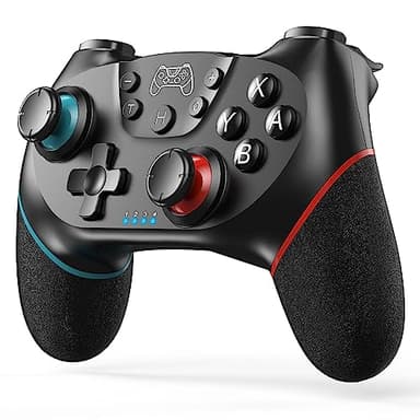 UPGRADE Manette pour Switch, Manette sans Fil pour Switch/Switch 2/Switch Lite/Switch OLED, Manette pour Switch Pro avec ONE KEY WAKE UP/CAPTURE D'ÉCRAN/Turbo Adjustable/Vibration Réglable/ 6 Axes