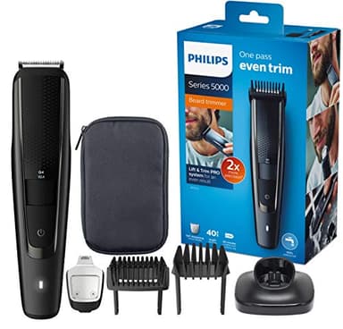 Philips, Tondeuse Barbe Series 5000 avec Guide de Coupe Pro Dynamique, modèle BT5515/15
