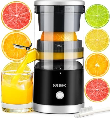 Presse Agrume Electrique Extracteur Presse Orange Electrique Jus USB Charge pour Citron, Orange | 45 W | Haut rendement | Portable