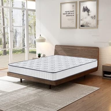 Stanew Matelas en Mousse 22 cm et Mousse A Mémoire Matelas,Parfait Soutien Haute Resilience Ultra Respirante,DEWINNER Matelas réversible à Deux Faces entièrement utilisables (140×190cm)