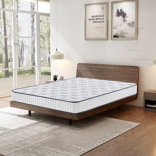 Stanew Matelas en Mousse 22 cm et Mousse A Mémoire Matelas,Parfait Soutien Haute Resilience Ultra Respirante,DEWINNER Matelas réversible à Deux Faces entièrement utilisables (140×190cm)